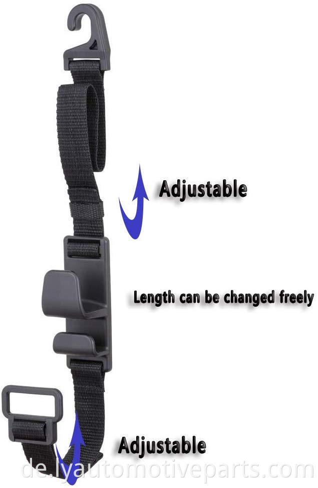 Verstellbare einziehbare universelle Auto -Rücken -Sear -Haken -Kopfstützen -Haken für Autositze